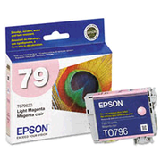 OEM Epson T079620 (T0796) High Yield Light Magenta Ink Cartridge (810 Pages)