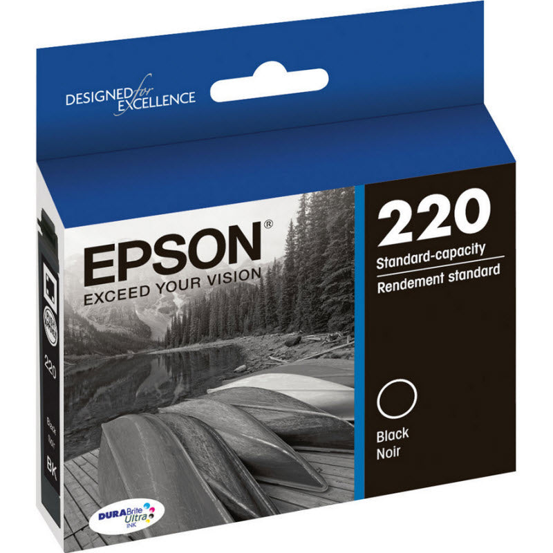OEM Epson T220120 Black Ink Cartridge (175 Pages)