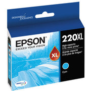 OEM Epson T220XL220 HC Cyan Ink Cartridge (450 Pages)