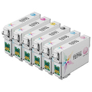 Set of 6 Remanufactured Epson T079 Multi Ink Cartridge
