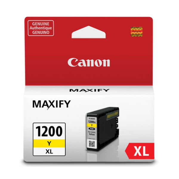 OEM Canon PGI-1200XL Yellow Ink Cartridge (900 Pages)