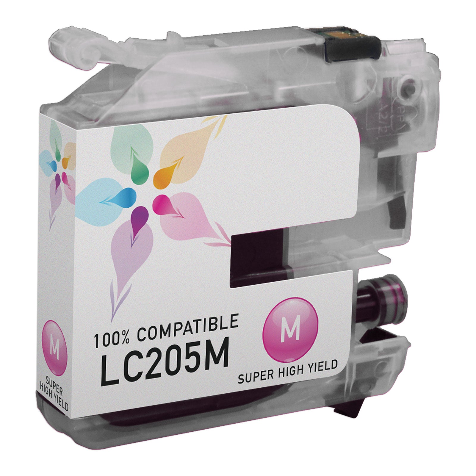 Compatible Brother LC205M Super High Yield Magenta Ink Cartridge (1,200 Pages)