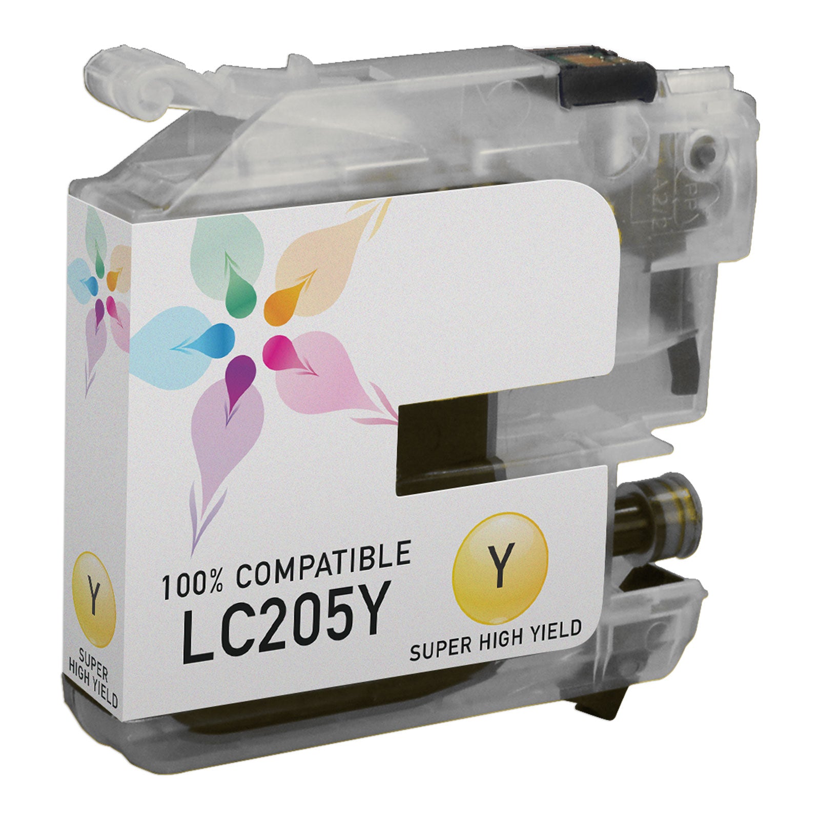 Compatible Brother LC205Y Yellow Ink Cartridge (1,200 Pages)