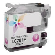 Compatible Brother LC201M Magenta Ink Cartridge (260 Pages)