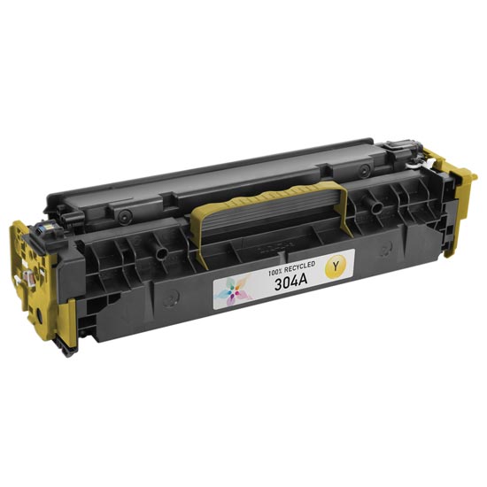 Remanufactured HP CC532A Yellow Laser Toner Cartridge