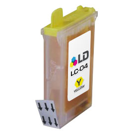 Compatible Brother LC04Y Yellow Ink Cartridge