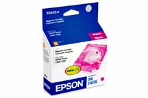 OEM Epson T044320 (T0443) Magenta Ink Cartridge (420 Pages)