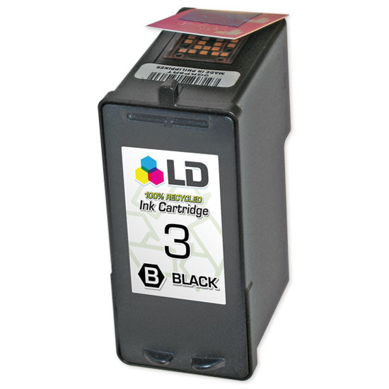 Remanufactured Lexmark 18C1530 (#3) Black Ink Cartridge