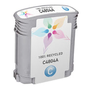Remanufactured HP C4804A Cyan Ink Cartridge