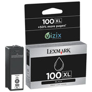 OEM Lexmark Vizix 14N1068 (#100XL) High Yield Black Ink Cartridge