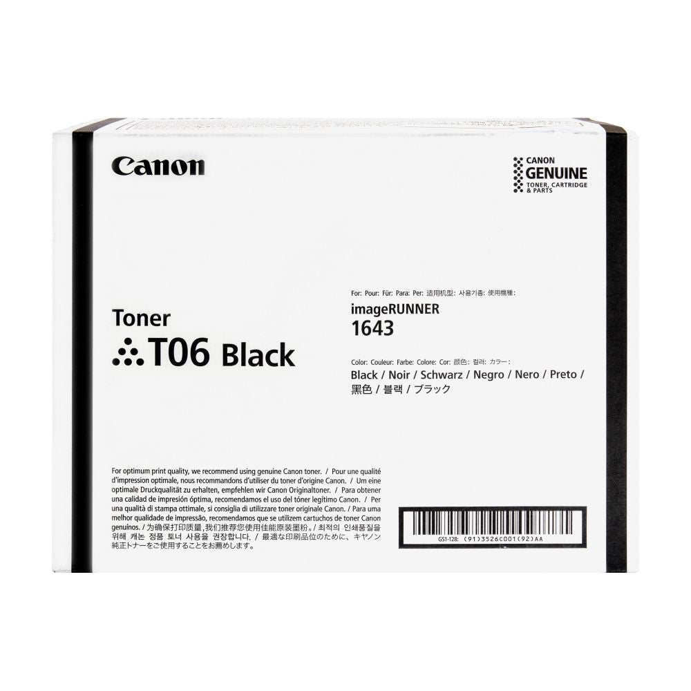 OEM Canon 3526C001 Black Toner Cartridge (20,000 Pages)