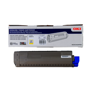OEM Okidata 45862824 Yellow Toner Cartridge (8,800 Pages)