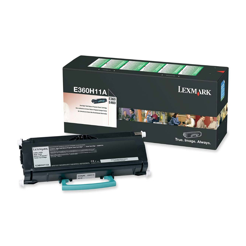 OEM Lexmark E360H11A Black High Yield Laser Toner Cartridge (9,000 Pages)