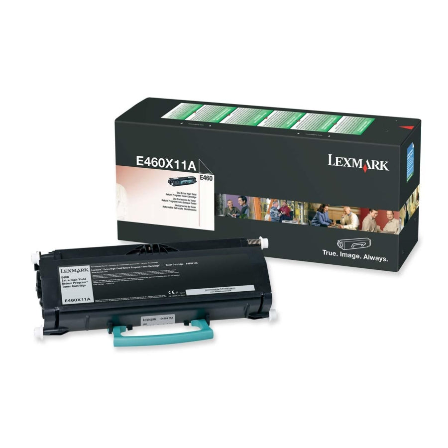 OEM Lexmark E460X11A Black Toner Cartridge (15,000 Pages)