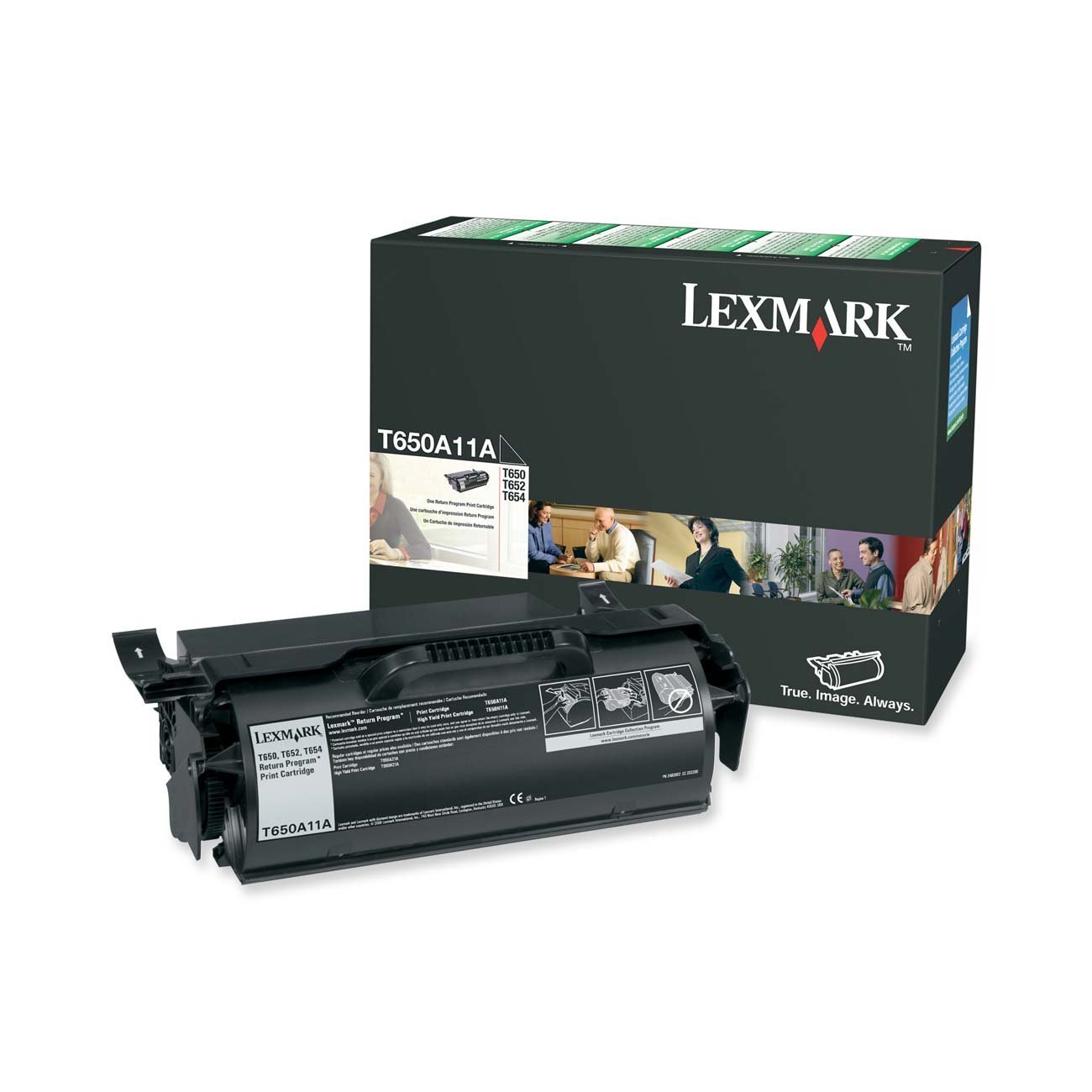 OEM Lexmark T650A11A Black Toner Cartridge (7,000 Pages)