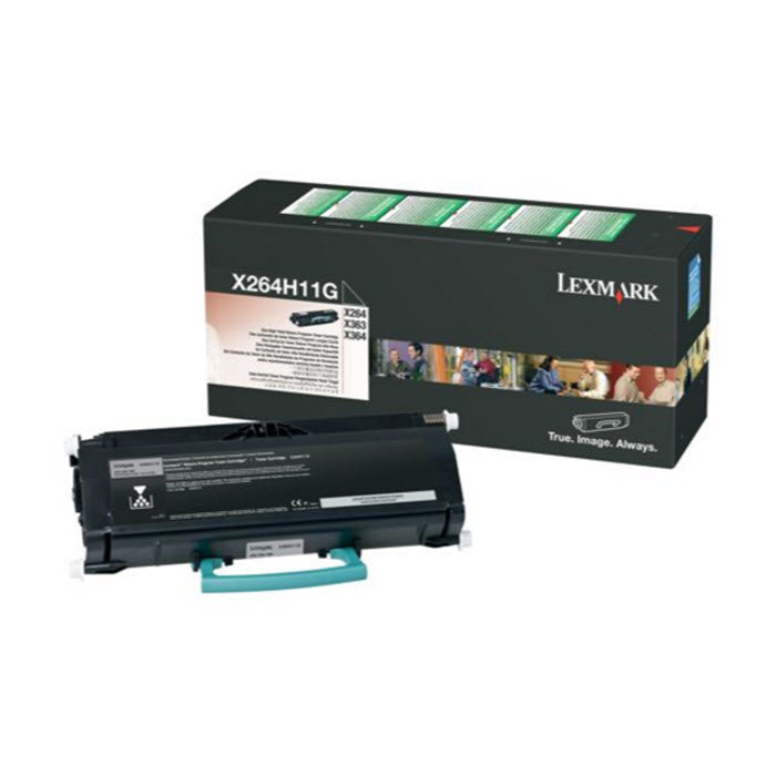 OEM Lexmark X264H11G Black Laser Toner Cartridge (9,000 Pages)