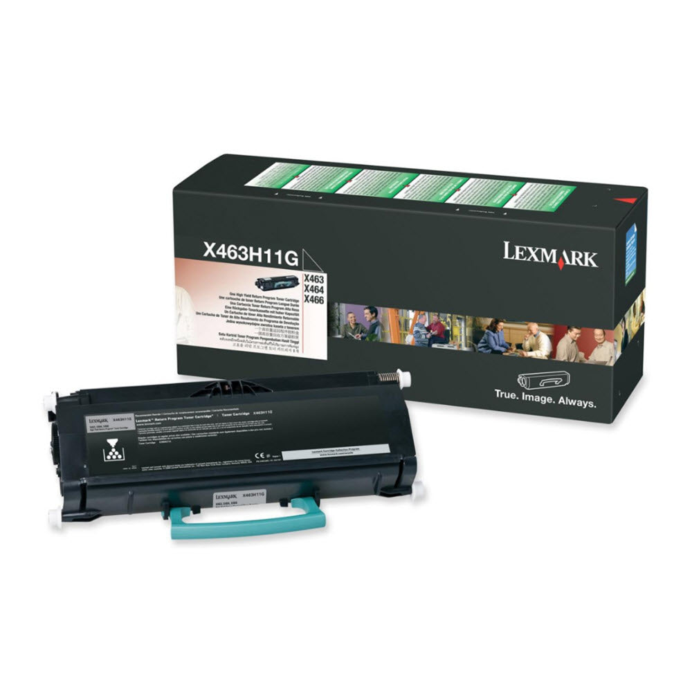 OEM Lexmark X463H11G Black Laser Toner Cartridge (9,000 Pages)