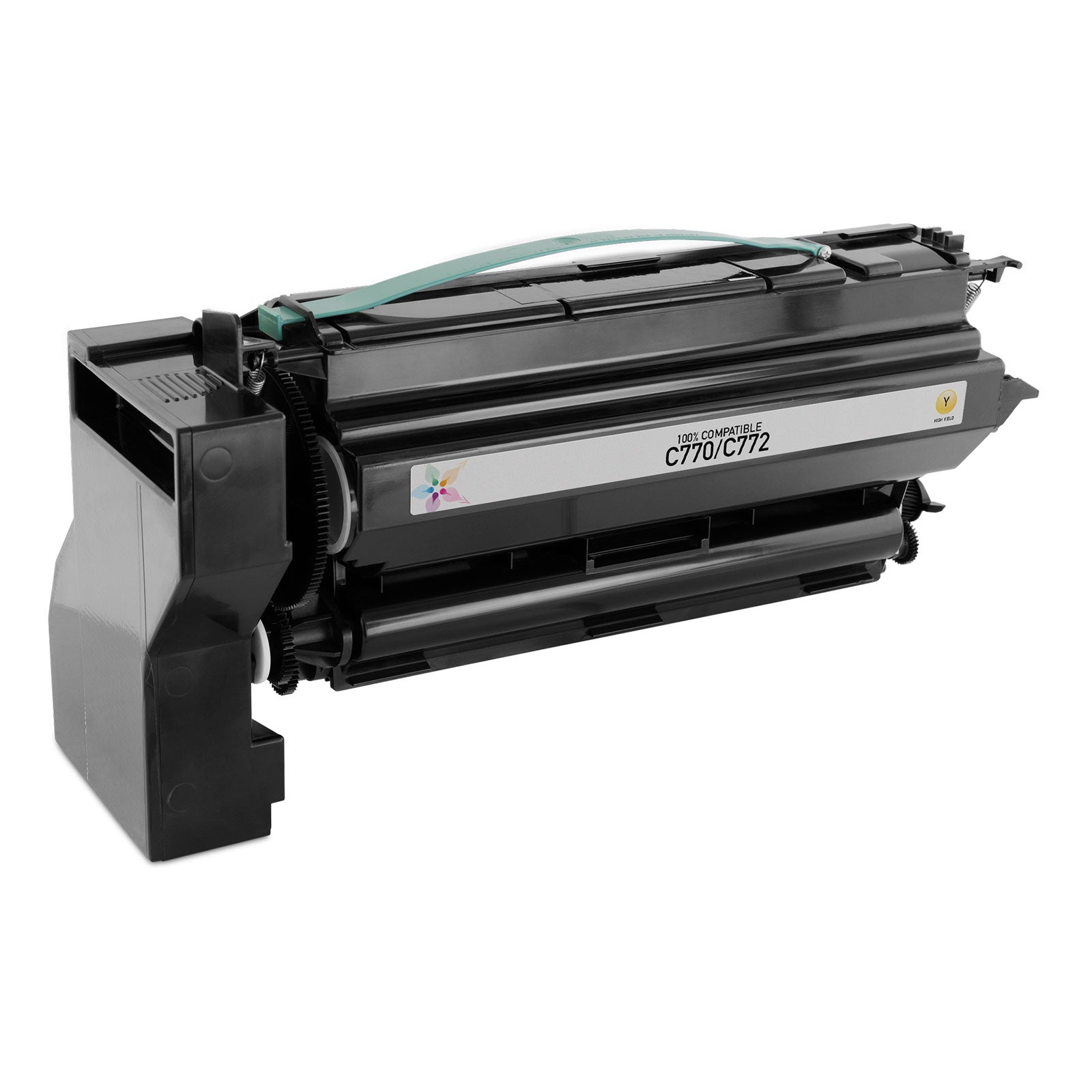 Remanufactured Lexmark C7702YH High Yield Yellow Laser Toner Cartridge (10,000 Pages)