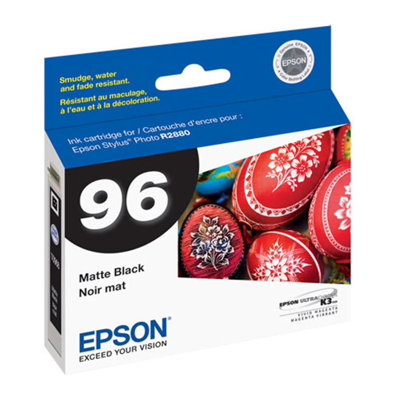 OEM Epson T096820 (T0968) Matte Black Ink Cartridge (495 Pages)