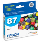 OEM Epson T087220 (T0872) Cyan Ink Cartridge (915 Pages)