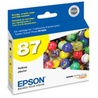 OEM Epson T087420 (T0874) Yellow Ink Cartridge (915 Pages)