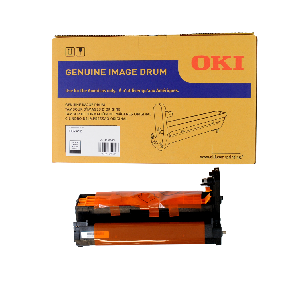 OEM Okidata 46507408 Black Drum Unit (30,000 Pages)