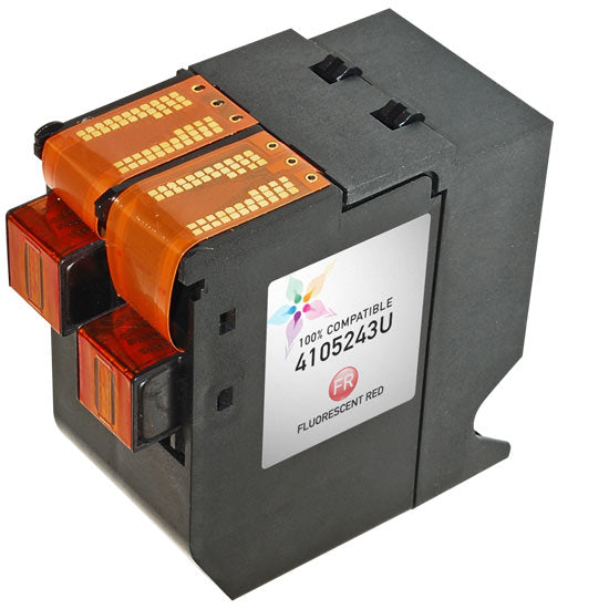 Remanufactured NeoPost IJINK3456H Fluorescent Red Ink Cartridge (17,000 Pages)