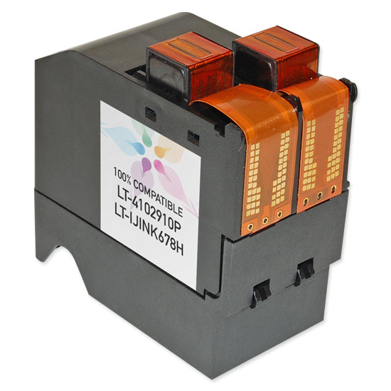 Remanufactured NeoPost IJINK678H Fluorescent Red Ink Cartridge (31,500 Pages)