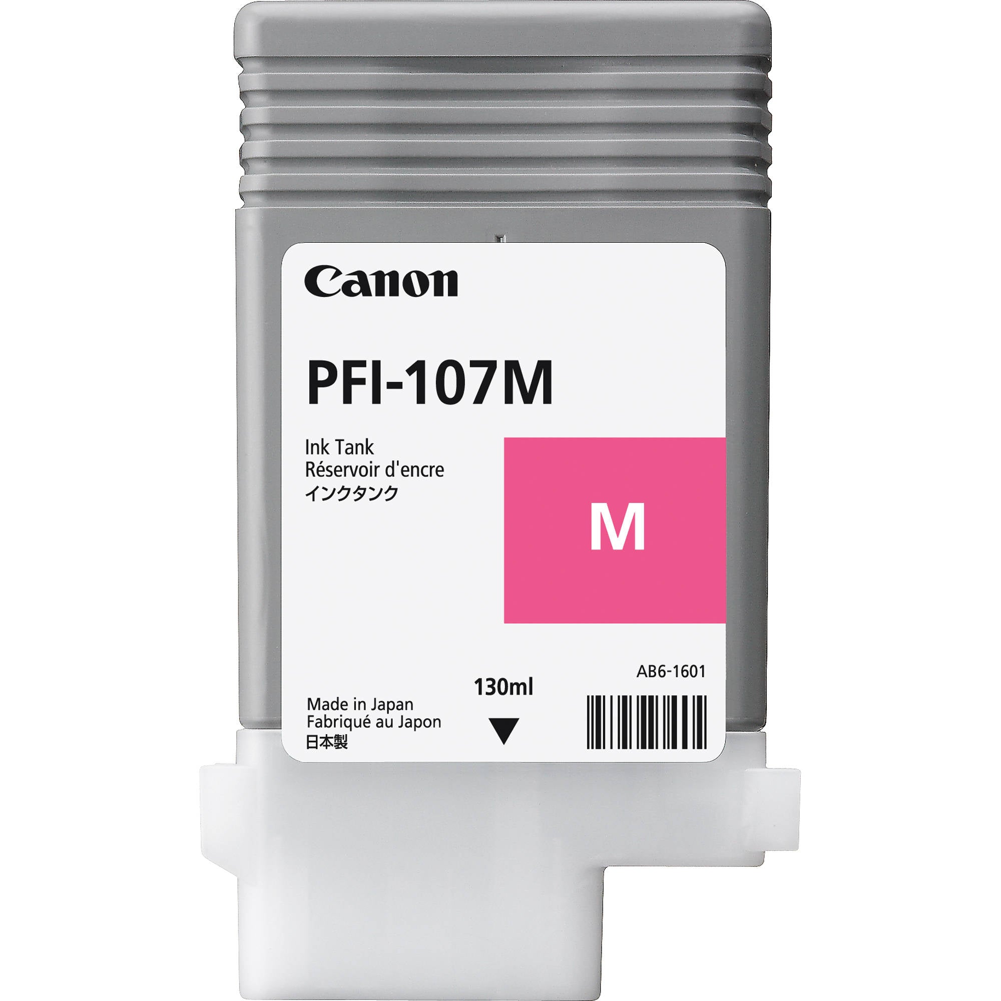 OEM Canon PFI107M Magenta Ink Tank, 130mL