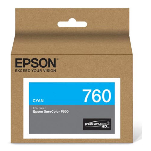 OEM Epson T760220 Cyan Ink Cartridge