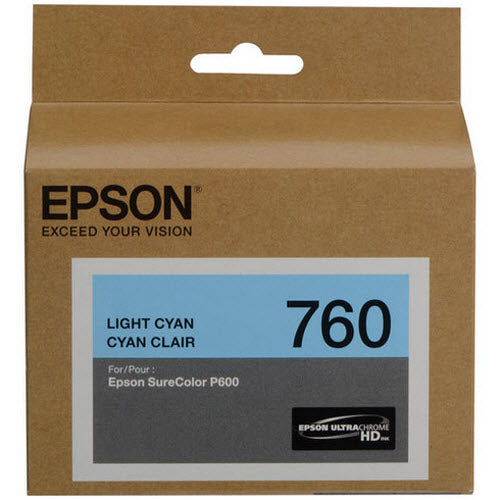 OEM Epson T760520 Light Cyan Ink Cartridge