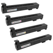 Set of 4 Remanufactured HP 826A Toner Cartridges (Black, Cyan, Magenta, Yellow) (5,500 Pages)