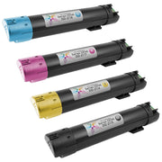 Set of 4 Compatible Dell 332-2115 Toner Cartridge (Black, Cyan, Magenta, Yellow) (30,000 Pages)
