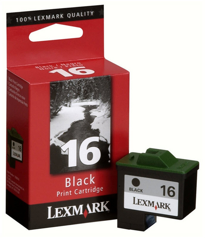 OEM Lexmark 10N0016 Black Ink Cartridge (410 Pages)
