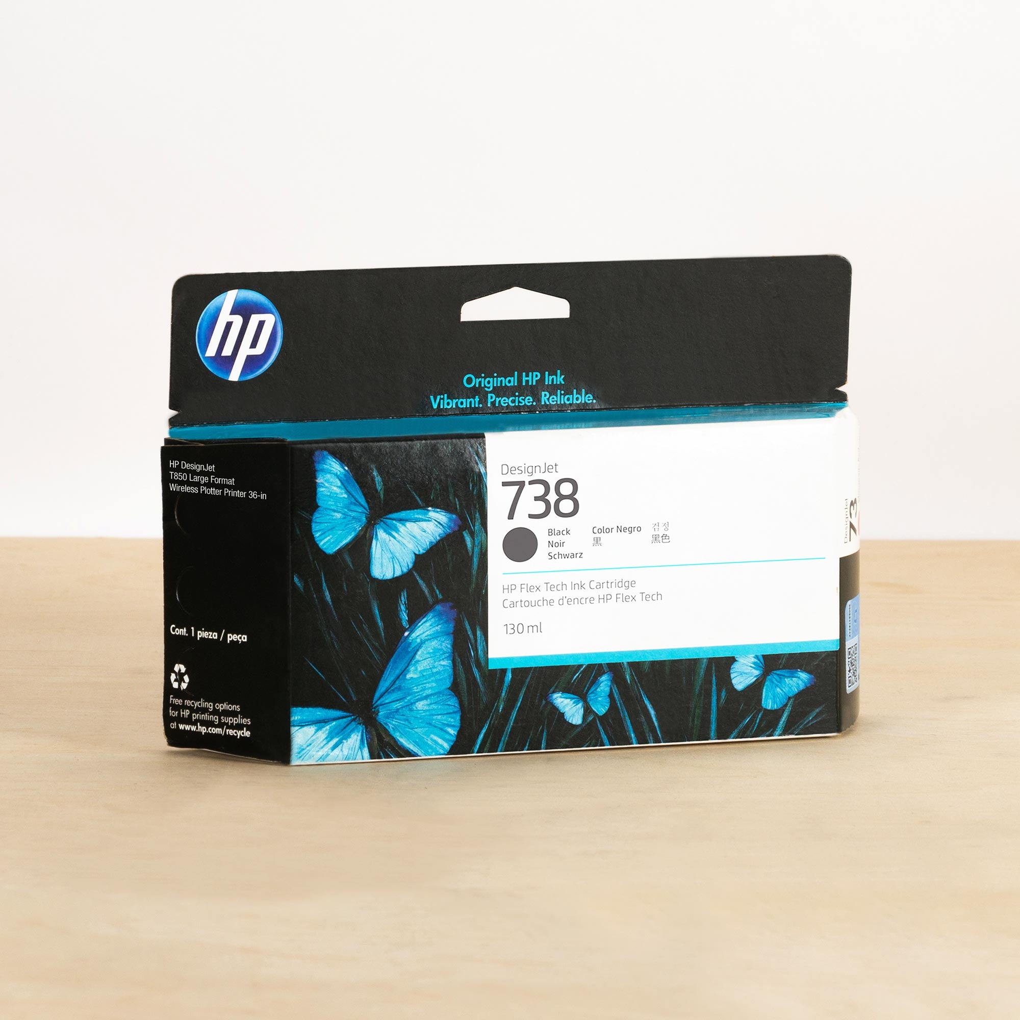 OEM HP 738 Black Ink Cartridge