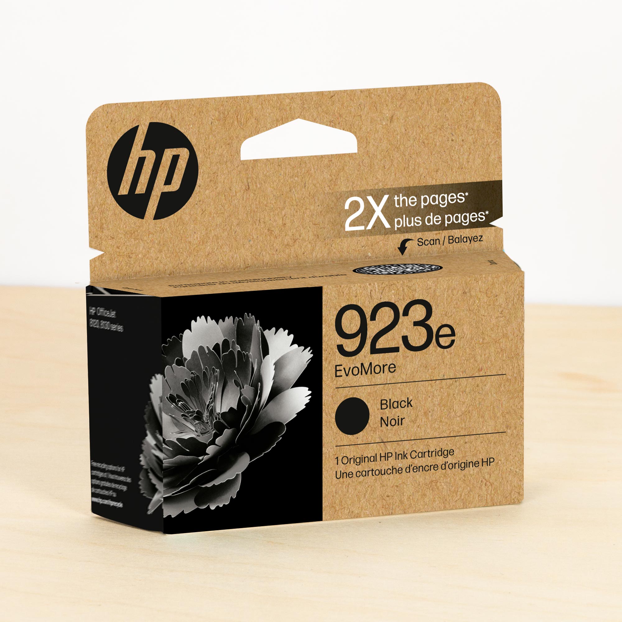 OEM HP 923e High Yield Black Ink Cartridge (1,000 Pages)