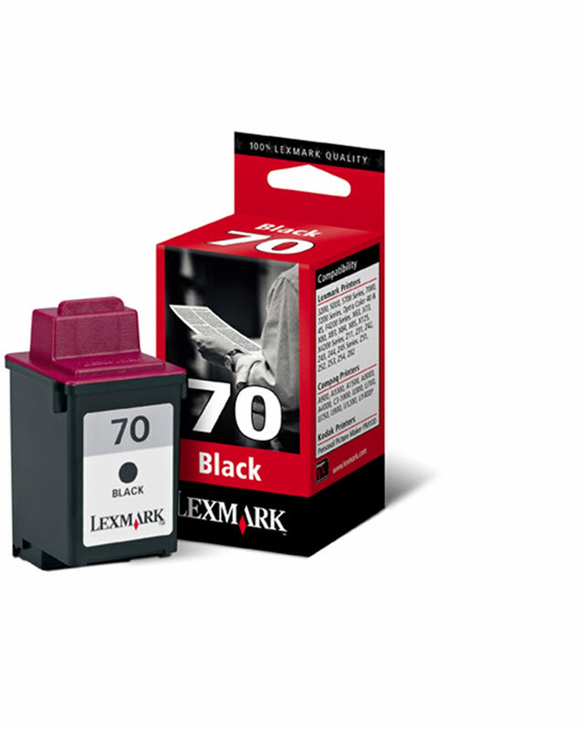 OEM Lexmark 12A1970 Black Ink Cartridge (600 Pages)
