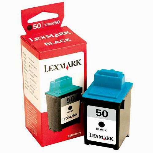 OEM Lexmark 17G0050 Black Ink Cartridge (410 Pages)