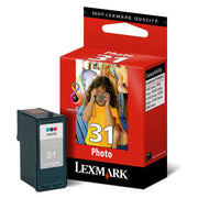 OEM Lexmark 18C0031 (#31) Photo Color Ink Cartridge (135 Pages)