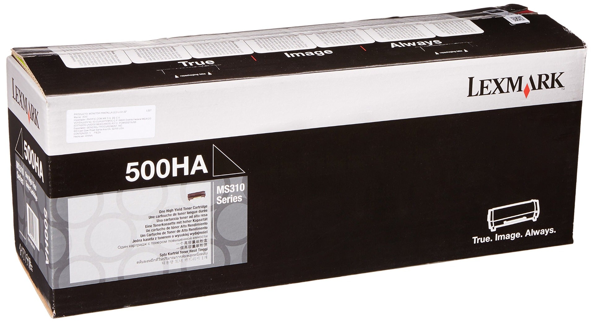 OEM Lexmark 50F0HA0 Black Toner Cartridge