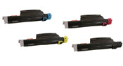 Set of 4 Compatible Toners for Dell 5110cn (Black, Cyan, Magenta, Yellow)