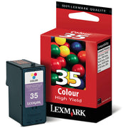 OEM Lexmark 18C0035 (#35) High Yield Color Ink Cartridge (475 Pages)