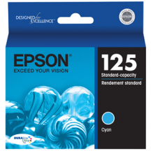 OEM Epson T125220 (T1252) Cyan Ink Cartridge (385 Pages)