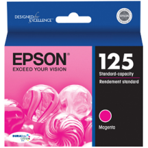OEM Epson T125320 (T1253) Standard Yield Magenta Ink Cartridge (385 Pages)
