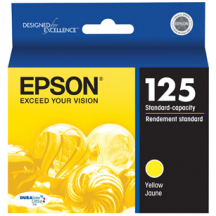 OEM Epson T125420 (T1254) Yellow Ink Cartridge (385 Pages)