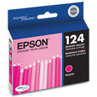 OEM Epson T124320 (T1243) Moderate Yield Magenta Ink Cartridge