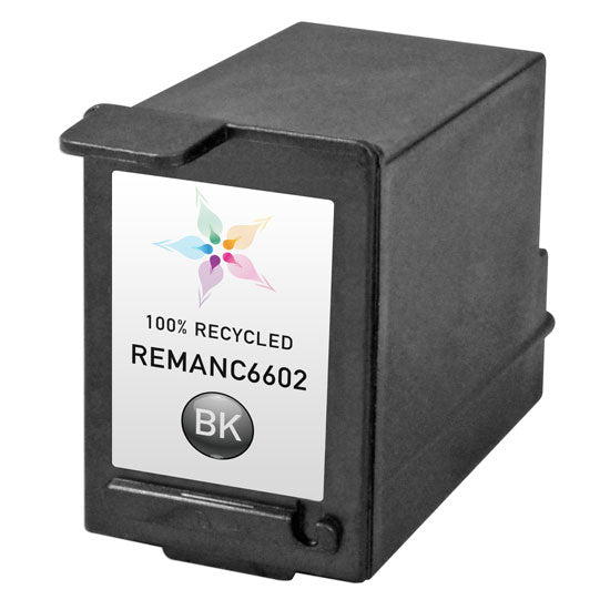 Remanufactured HP C6602A Black Ink Cartridge