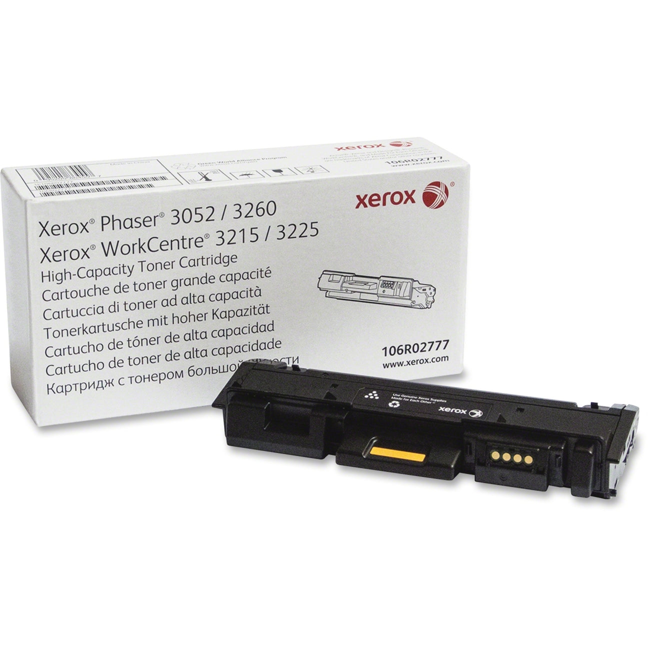 OEM Xerox 106R02777 Black Toner Cartridge (3,000 Pages)