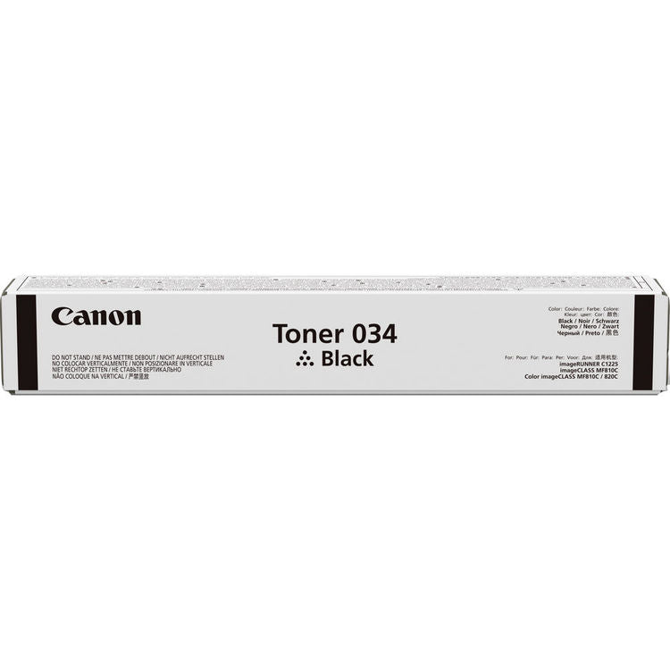 OEM Canon 034 Black Toner Cartridge (12,000 Pages)