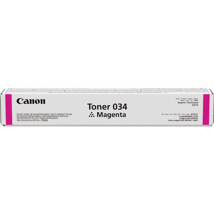 OEM Canon 034 Magenta Toner Cartridge (7,300 Pages)